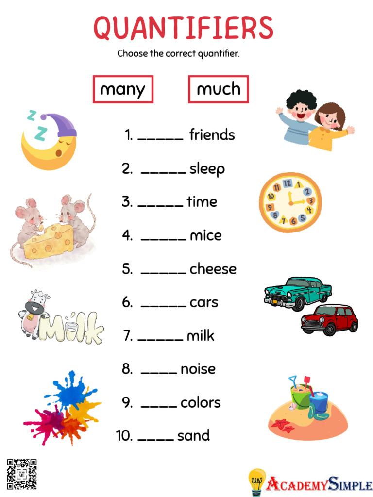 Quantifiers Many or Much | PDF