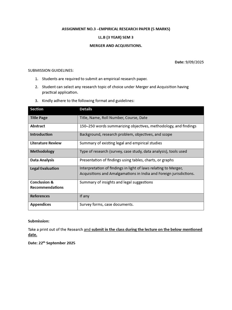 Assignment No. 3 | PDF