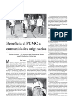 Beneficia PUMC Comunidades