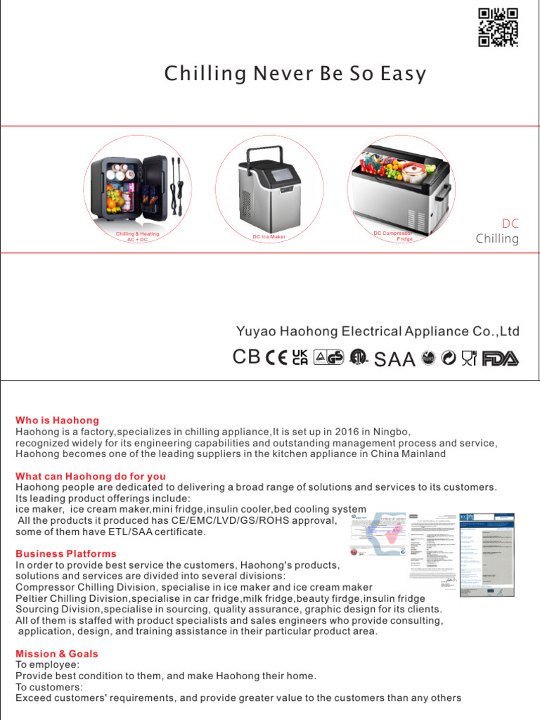 Mini Fridge with Heating Function | PDF | Refrigerator | Heat Transfer