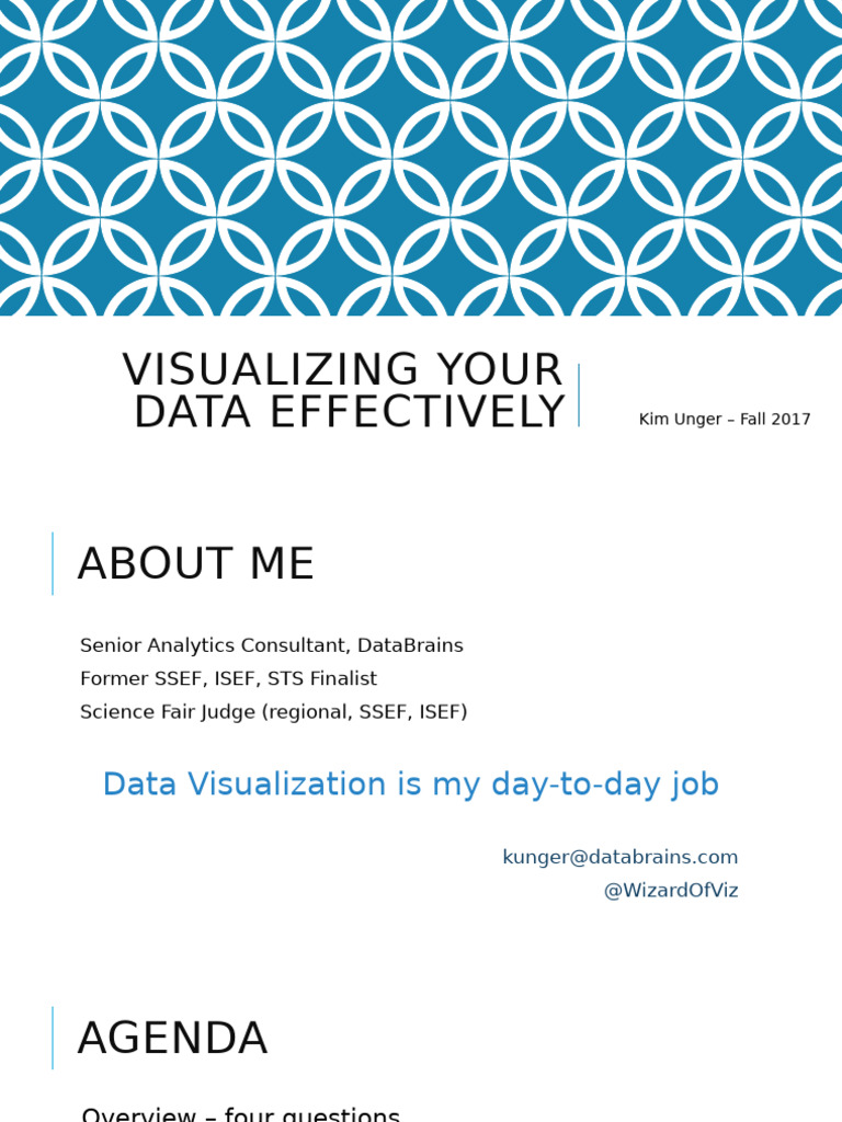 Effective Data Visualization Techniques | PDF | Statistics | Scatter Plot