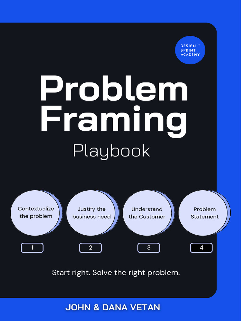 Problem Framing Workshop Playbook | PDF | Innovation | Goal