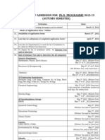 Scheduleforadmissionph D 2012-1315marchnew