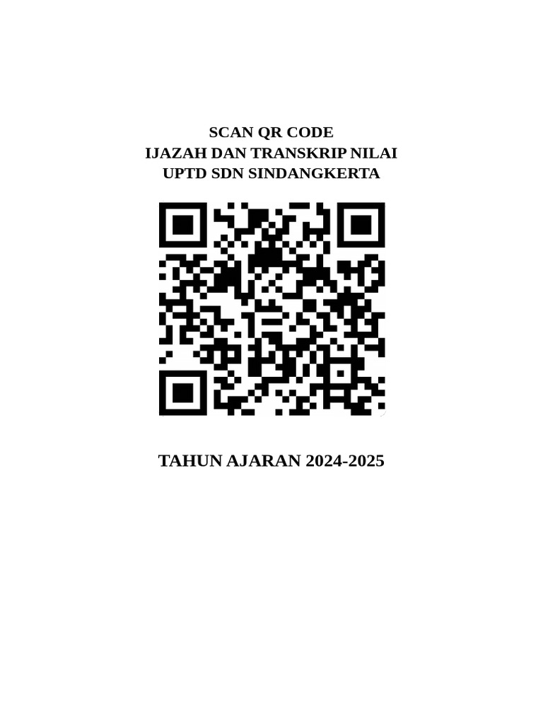 Scan QR Code | PDF