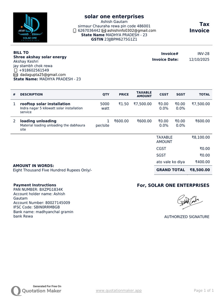 INV1638924 68eb4cf5b6204 | PDF | Payments | Renewable Energy
