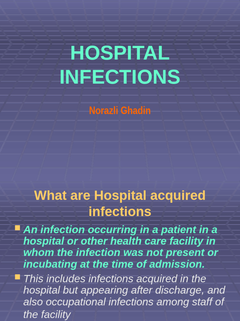 Understanding Hospital Acquired Infections | PDF | Hospital Acquired ...