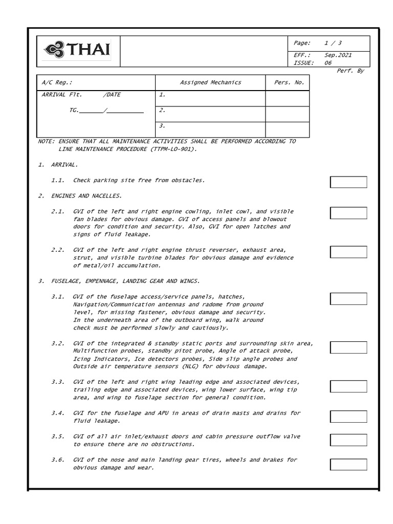 A350-900 Transit Check Procedure | PDF | Aviation | Aircraft
