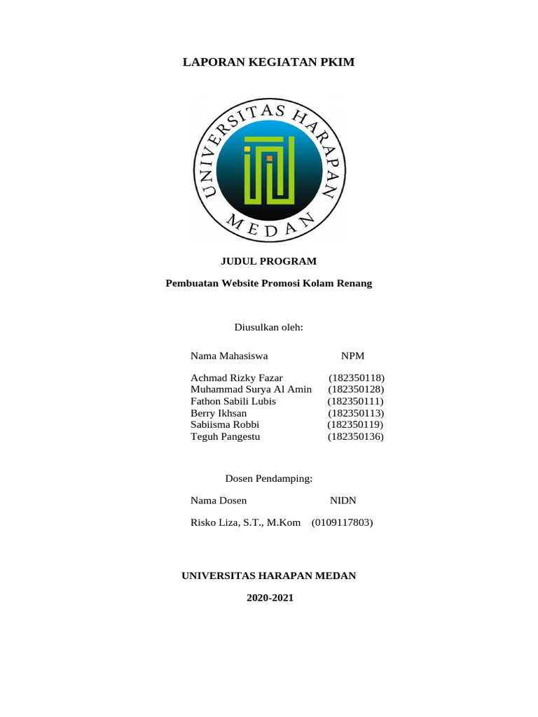 Final Laporan PKIM | PDF