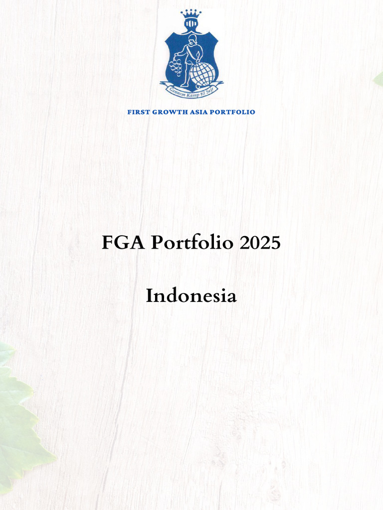FGA 2025 Global Wine Portfolio Overview | PDF | Grape | Fermented Drinks
