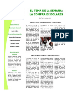 El Tema de La Semana - Nuevos Controles Al Dolar - 7 Al 13 de Mayo