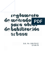 Reg. Metrados Para Obras Habilitacion Urbana Ed.