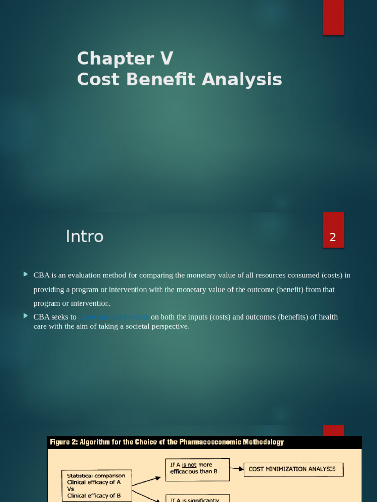 CBA in Medical Interventions Analysis | PDF | Cost–Benefit Analysis ...