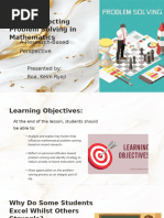Polya's Four Steps in Problem Solving | PDF | Heuristic | Teaching ...