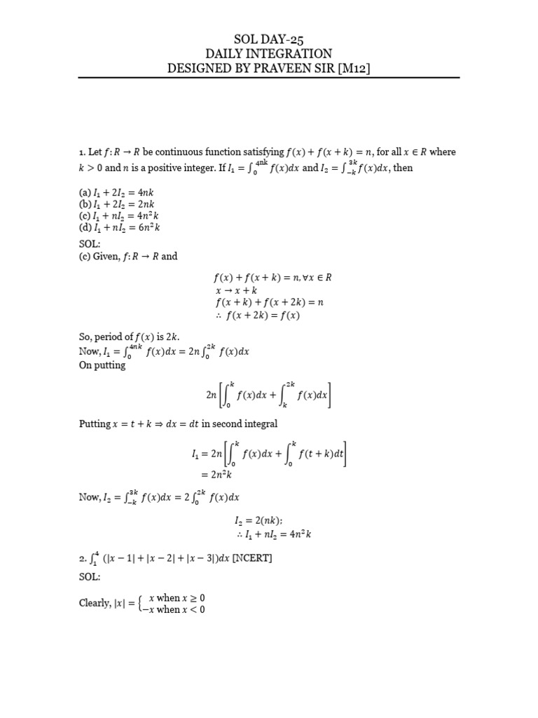 Day-25 Sol | PDF | Number Theory | Discrete Mathematics
