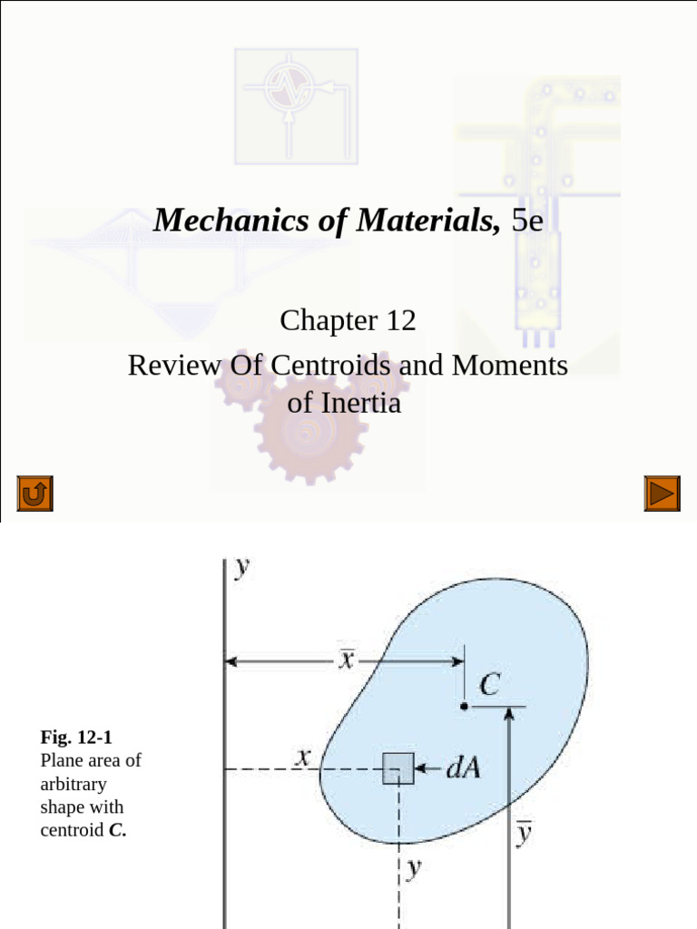Centroids and Moments of Inertia Review | PDF | Rotation | Euclidean ...