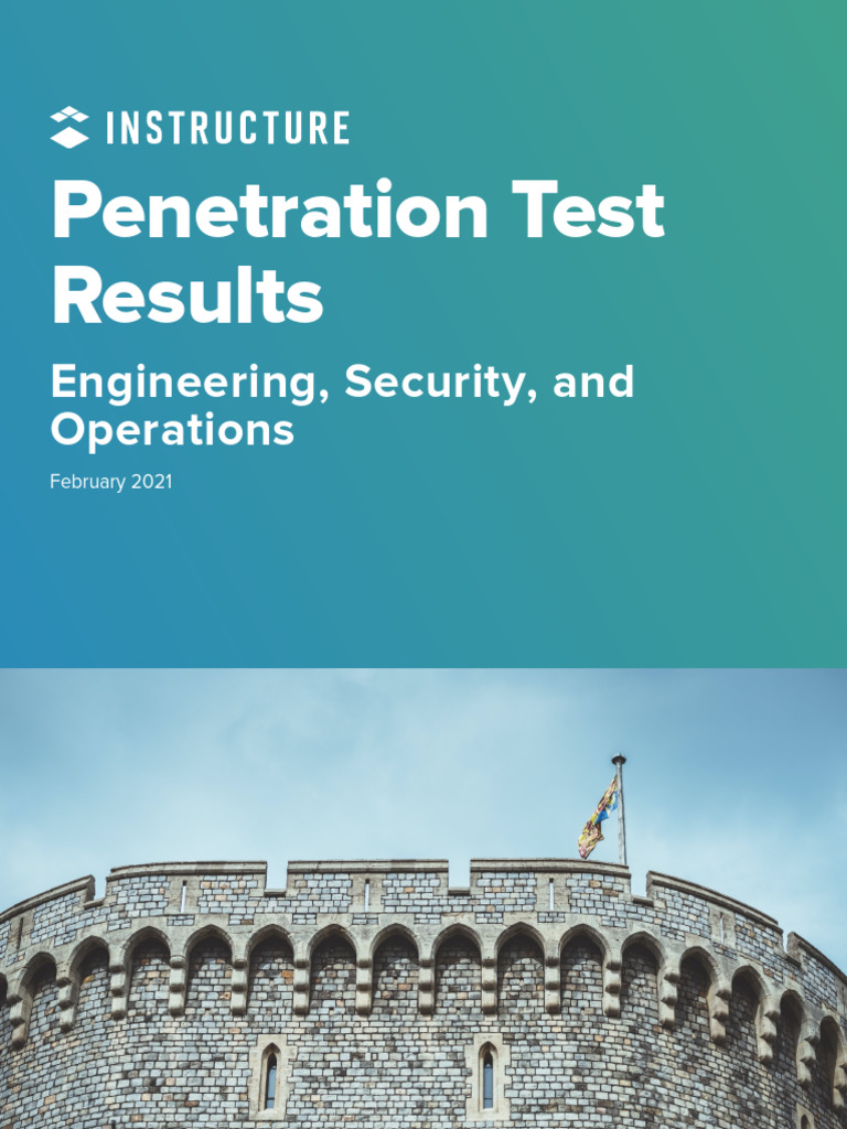 2021 Canvas LMS Penetration Test Report | PDF | Penetration Test | Security