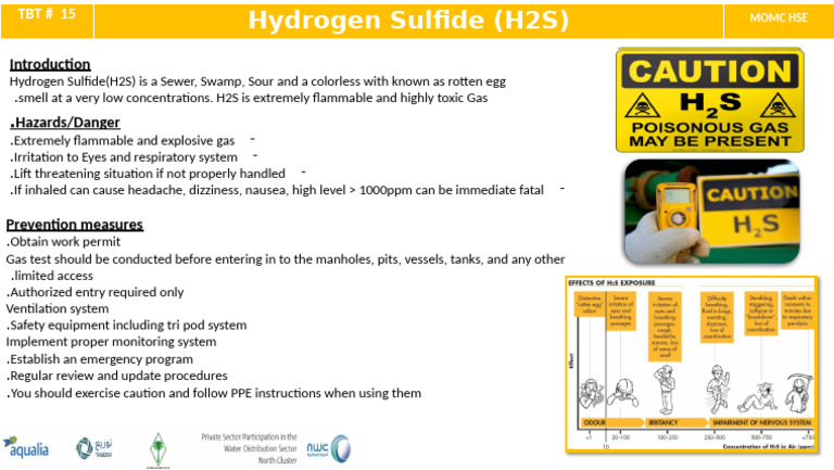 Hydrogen Sulfide (H2S) Safety Guidelines | PDF