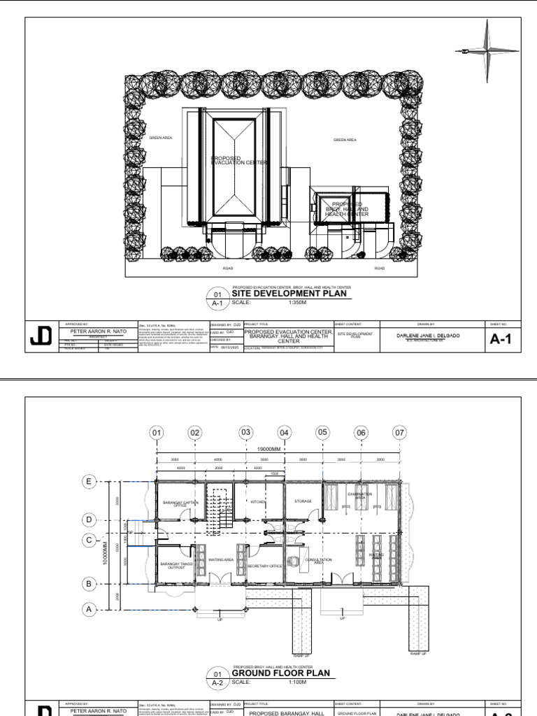 Barangay Tanod Outpost Design Plan | PDF