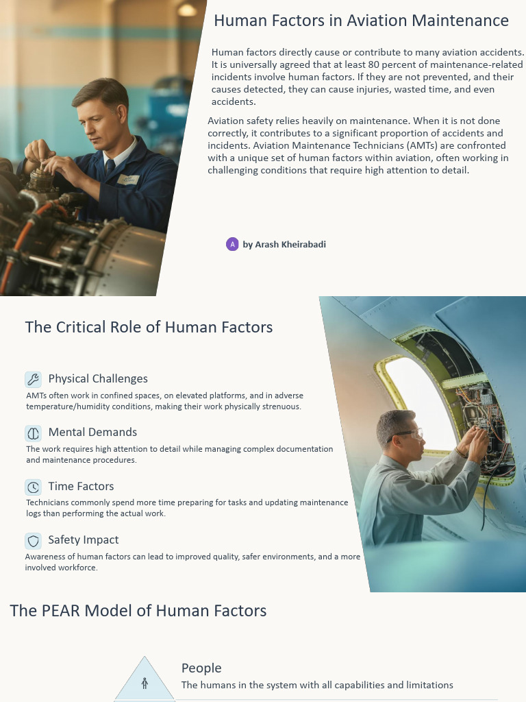 Human Factors in Aviation Maintenance Risks | PDF | Aviation