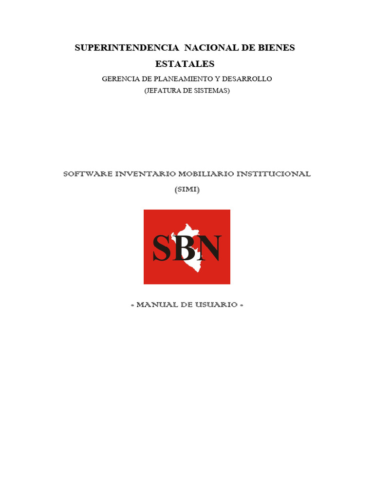 Manual de Usuario del SIMI | PDF | Ventana (informática) | Software
