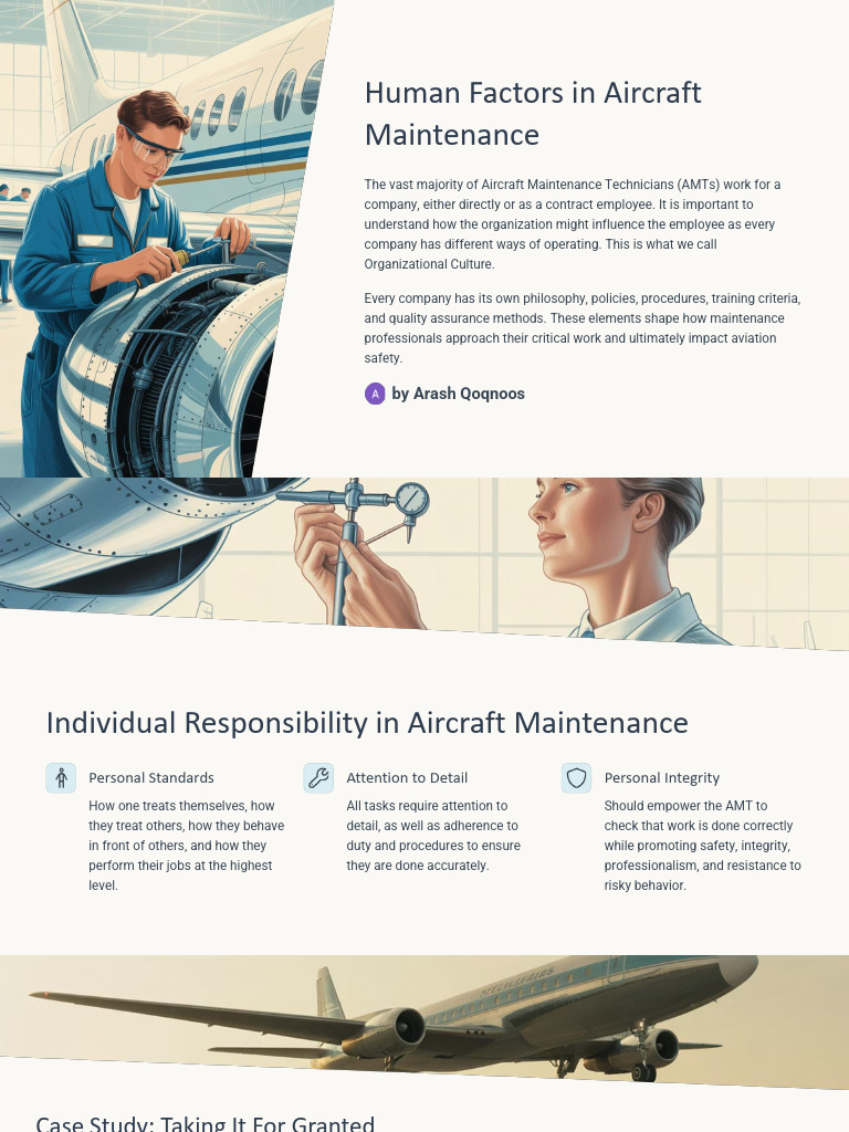 Human Factors in Aircraft Maintenance | PDF | Conformity | Leadership