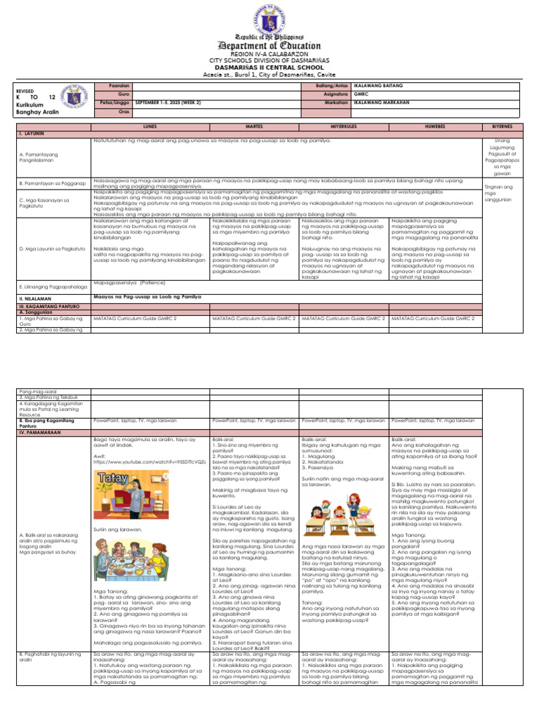 W2 Q2 GMRC-2 DLL | PDF