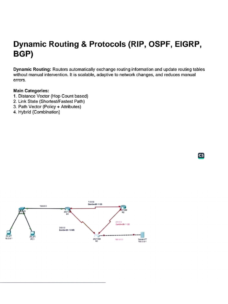 Dynamic Routing | PDF