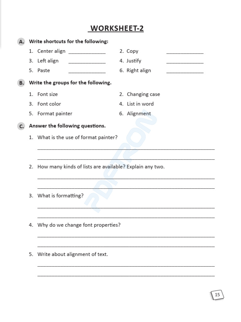 Class - 3 Comp. | PDF