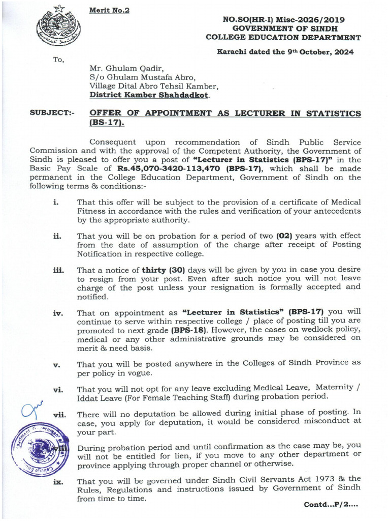 Notification | PDF