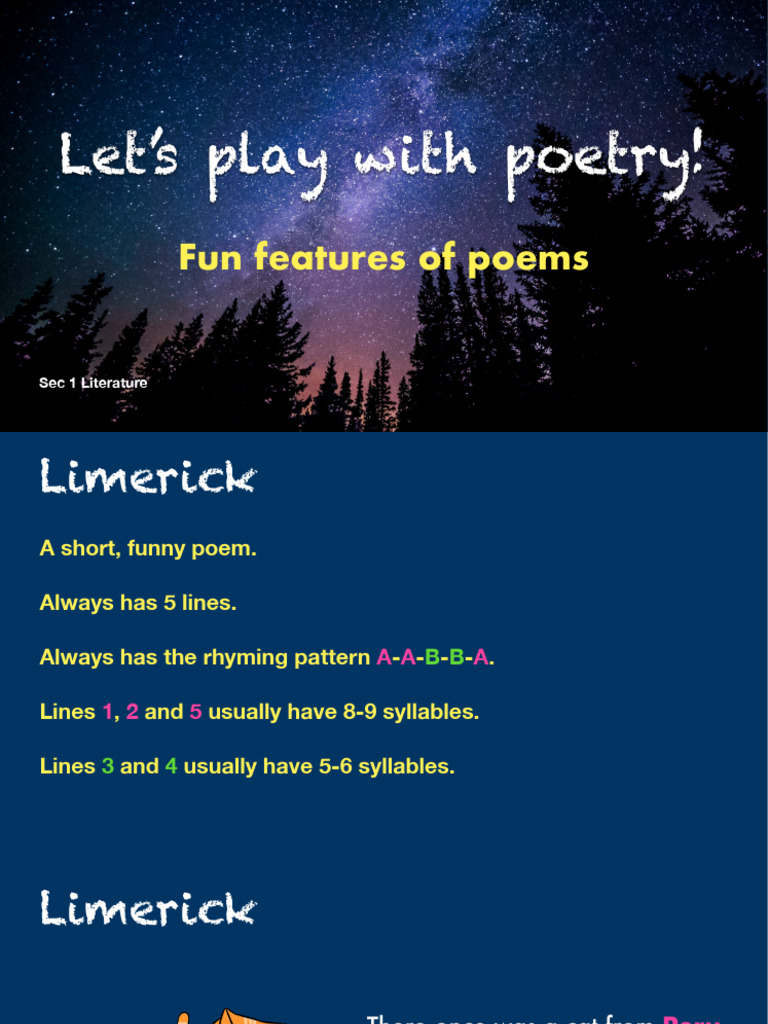 Fun Poetry Types and Techniques | PDF