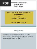 Download Una caja de plomo que no se poda abrir - Jos Luis Gonzlez by Learning Zone SN93522410 doc pdf