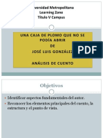 Una Caja de Plomo Que No Se Podía Abrir - José Luis González