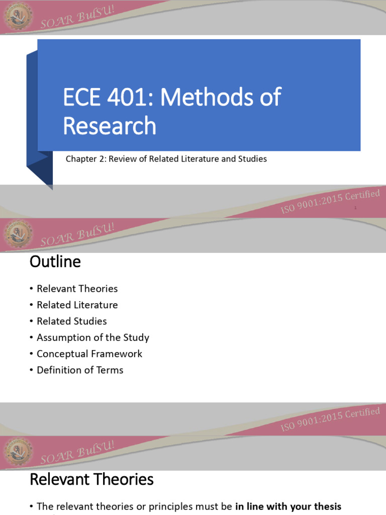Research Methods in ECE: Literature Review | PDF | Traffic | Hypothesis