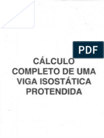 Calculo Completo de Uma Viga Isostática Protentdida