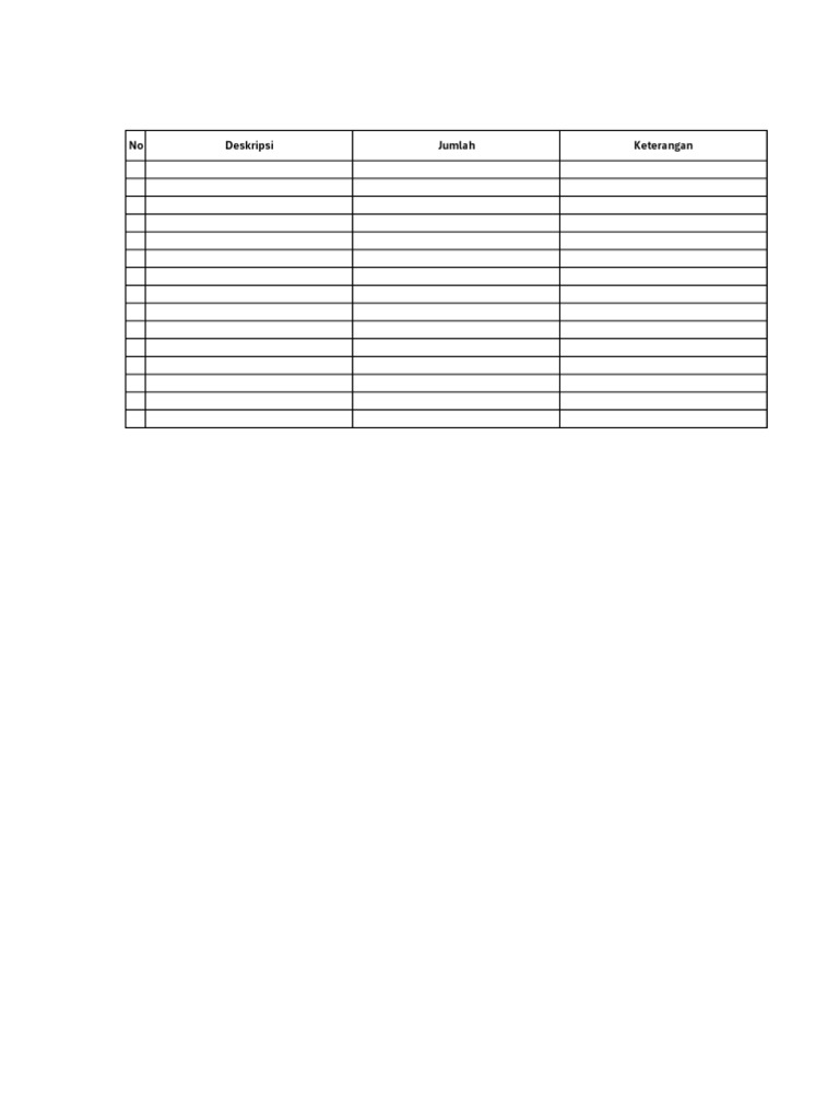 Contoh Tabel | PDF