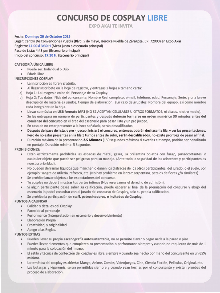 Cosplay Libre | PDF