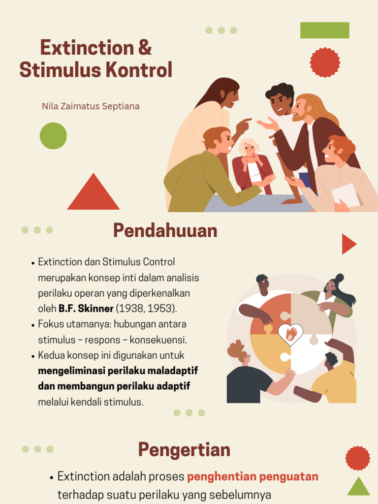 Konsep Extinction dan Stimulus Control | PDF