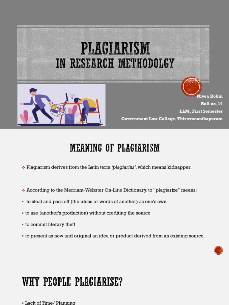 Understanding Plagiarism in Research | PDF | Plagiarism