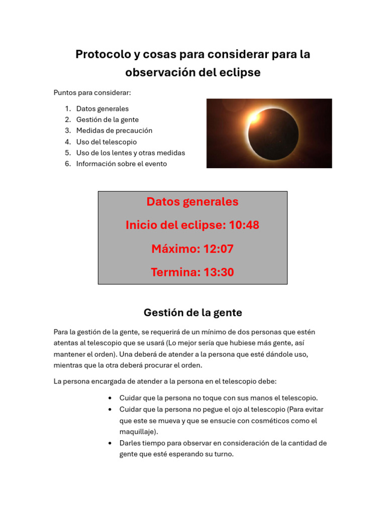 Día Del Eclipse | PDF | Eclipse solar | Luna