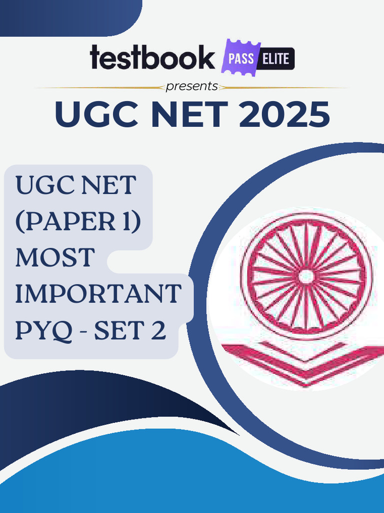 UGC NET (Paper 1) Most Important PYQ - Set 2 - English - 1759910634 | PDF