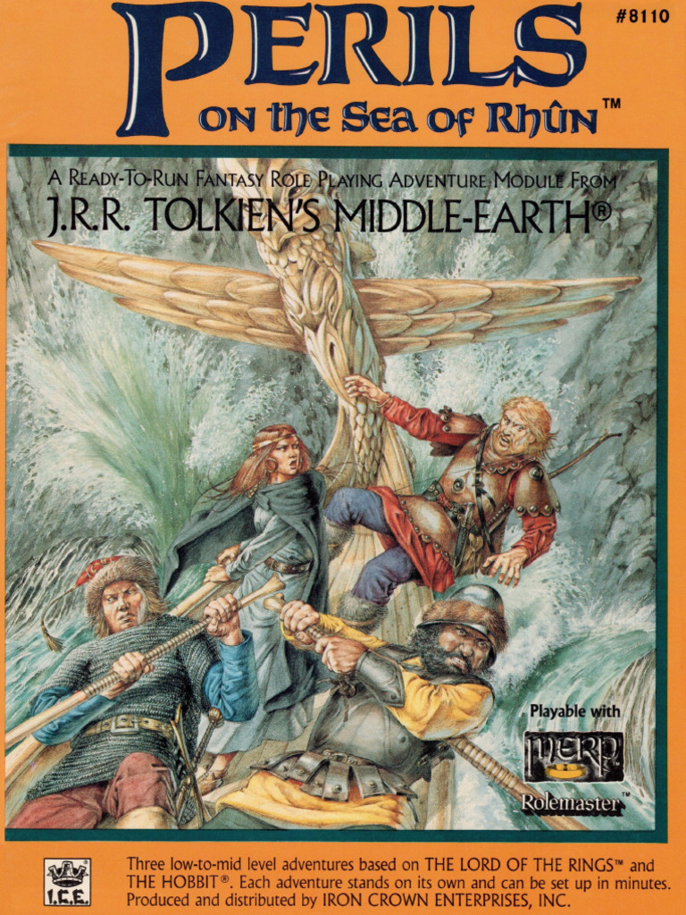 Perils On The Sea of Rhûn - ICE MERP RPG #8110 Ready-to-Run Adventures ...