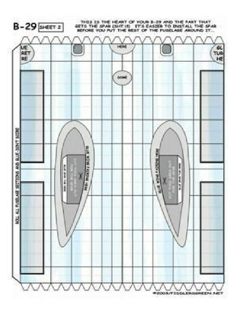 B29 Fortress Papercraft | PDF