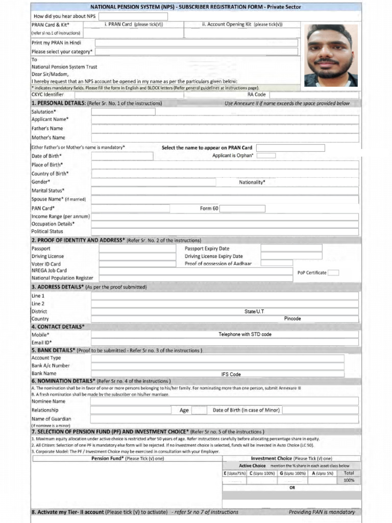 MYNPS CSRFFORM OtpAuthenticate 76271741001000509 Sun Oct 12 2025 at | PDF
