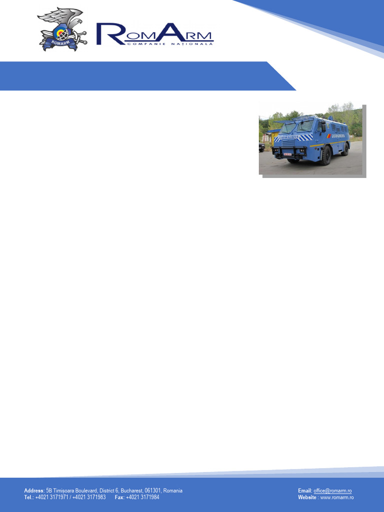 Armored Anti-Riot Vehicle Specs | PDF