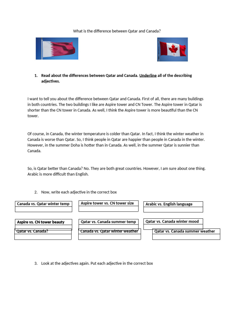 Comparative Adjective PPP Lesson | PDF