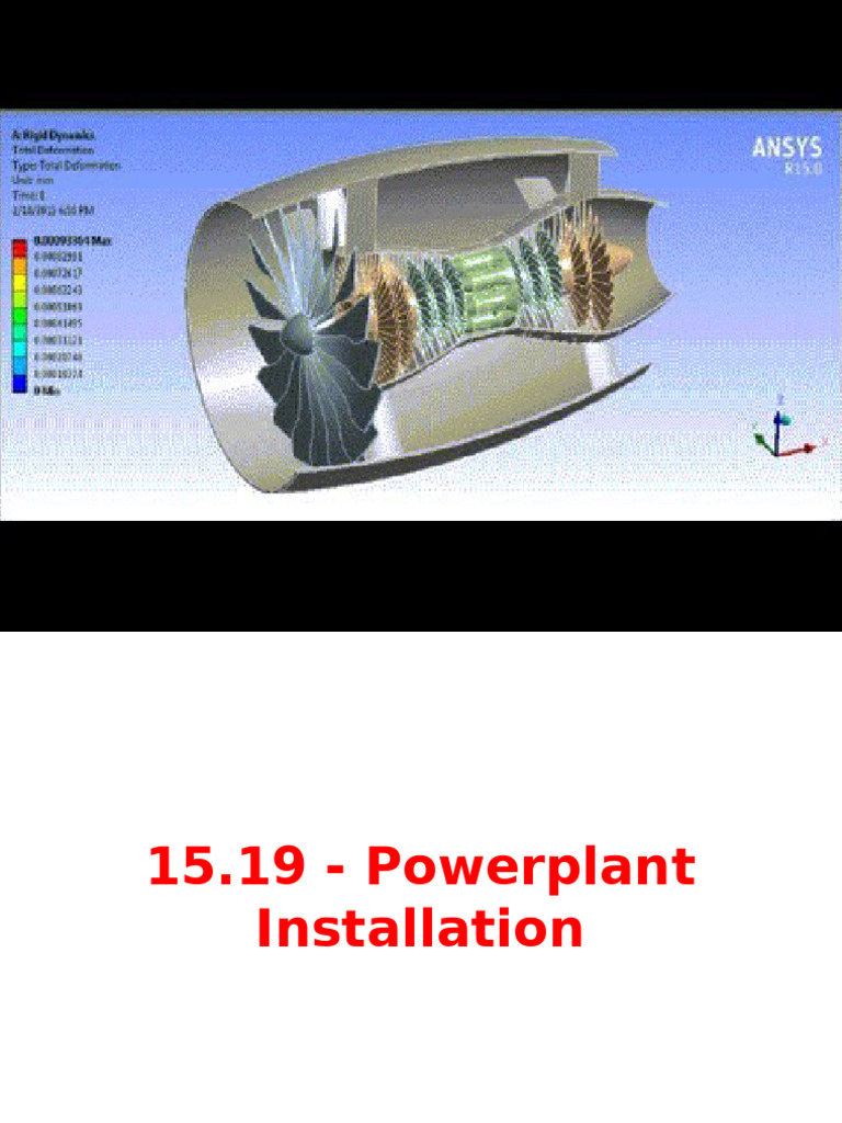 15.19 Powerplant Inst | PDF | Engines | Gas Turbine