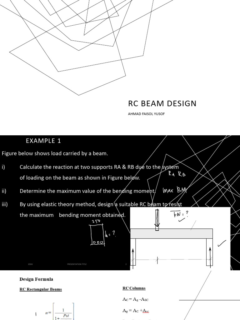 RC Beam Design and Analysis Guide | PDF | Beam (Structure) | Bending