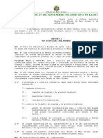 01-01 - Defesa Vegetal - Lei N.º 8.589, de 27 de Novembro de 2.006 (19 de Dezembro de 2.006)