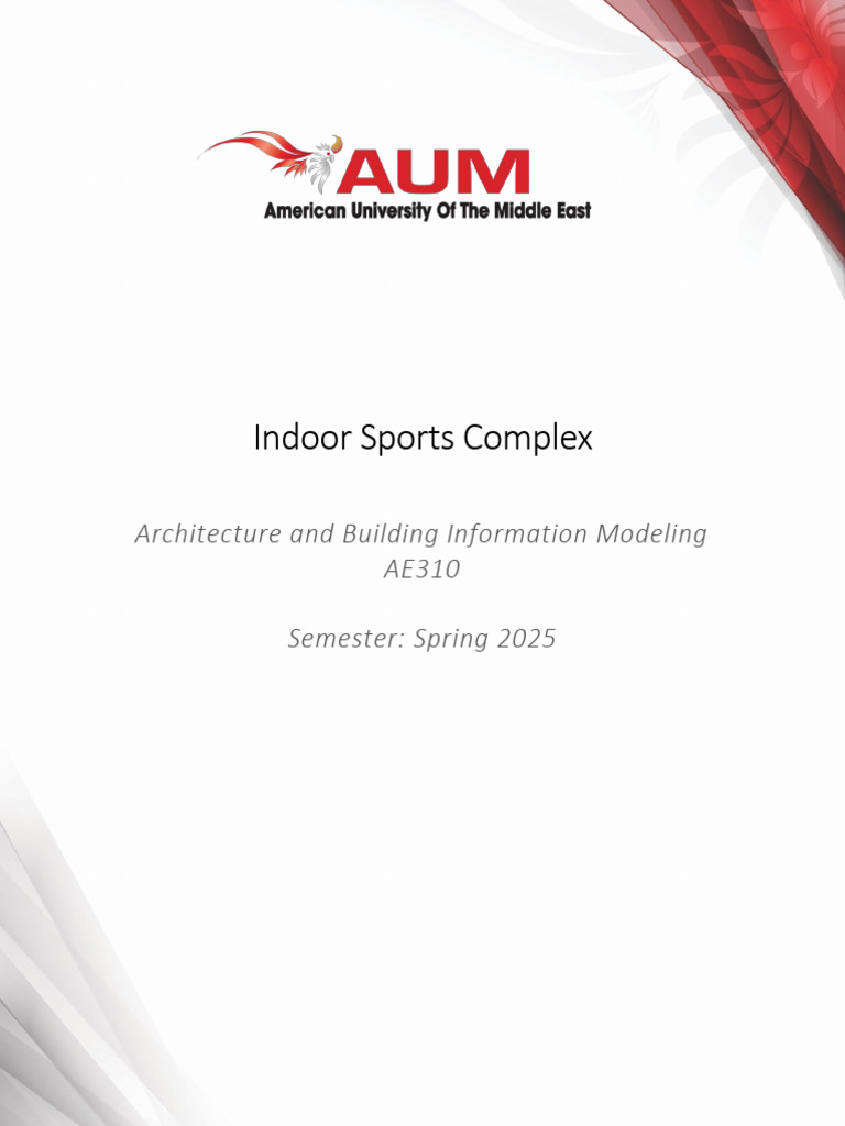 Indoor Sports Complex Design Project | PDF | Building Information ...