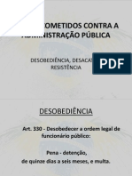 Desobediência, Desacato e Resistência_Sgt Deise